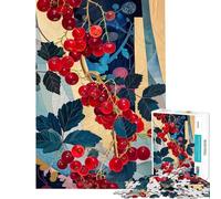 Puzzle da 1000 pezzi per adulti tecnica mista ribes rosso puzzle per ragazzi giochi per famiglie vacanze a casa compleanno e Natale (dimensioni 50x75cm)