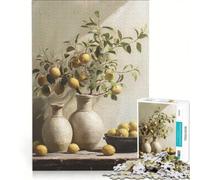 Puzzle da 1000 pezzi per adulti, tema agrumi e nostalgia, gioco pratico, gara di velocità manuale, con pezzi a incastro di forma casuale 50x75cm