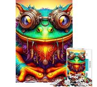 Puzzle da 1000 pezzi per adulti tema anfibio giocattolo antistress decorazione da parete sfida educativa (dimensioni 38x26cm)
