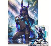 Puzzle da 1000 pezzi per adulti, tema Aqua e Cleopatra anime, gioco divertente, allena la mente e la manualità, ideale come regalo per tutta la famiglia 50x75cm