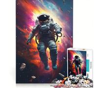 Puzzle da 1000 pezzi per adulti, tema Big Bang Astronauta, gioco pratico, impegnativo e stimolante, ideale come decorazione da scrivania 50x75cm