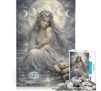 Puzzle da 1000 pezzi per adulti, tema cancro, gioco interattivo, taglio di precisione, regalo di compleanno, regalo, 38x26cm