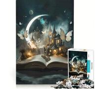 Puzzle da 1000 pezzi per adulti, tema Castello Incantato, gioco educativo, analisi e logica, regalo di compleanno, regalo di viaggio 38x26cm