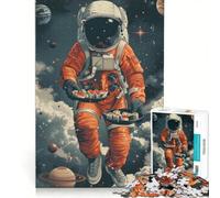 Puzzle da 1000 pezzi per adulti tema "Consegna di sushi nello spazio" gioco pratico decorazione per la casa collezione d'artista opera d'arte 50x75cm