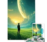 Puzzle da 1000 pezzi per adulti tema contemplazione pianeta difficile e stimolante da assemblare gioco pratico adatto a persone dai 14 anni in su (38x26cm)