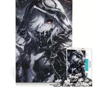 Puzzle da 1000 pezzi per adulti, tema Dark Anime Warrior, gioco impossibile, antistress, compleanno e Natale 38x26cm