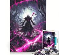 Puzzle da 1000 pezzi per adulti, tema demone gotico oscuro e mietitore, gioco per famiglie, decorazione per la casa, adatto per la scrivania 38x52cm