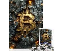 Puzzle da 1000 pezzi per adulti tema estrazione mineraria Bitcoin gioco impossibile corsa di velocità manuale giocattolo antistress compleanno e Natale (38x26cm)
