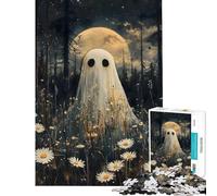 Puzzle da 1000 pezzi per adulti tema "Fantasma nella foresta" gioco rompicapo ideale per le vacanze a casa per passare il tempo regalo di compleanno (dimensioni 38x26cm)