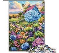 Puzzle da 1000 pezzi per adulti, tema: fattoria, fiori, mare, 26x38cm, adolescenti, coppie e amici, per compleanni e Natale