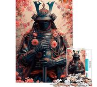 Puzzle da 1000 pezzi per adulti tema floreale "Cronache dei Samurai" gioco rilassante per la casa ideale come regalo per tutta la famiglia (dimensioni 38x52cm)