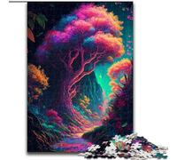 Puzzle da 1000 pezzi per adulti, tema: Foresta delle fate, ideale per adolescenti e collezionisti, regalo da viaggio, attività per famiglie (dimensioni: 26x38cm)