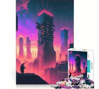 Puzzle da 1000 pezzi per adulti tema futuro gioco educativo attività divertenti da fare in casa con Babbo Natale 38x26cm