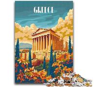 Puzzle da 1000 pezzi per adulti, tema: Gloria dell'antica Grecia, sfida difficile per la decorazione della casa per 14+ anni (50x75cm)