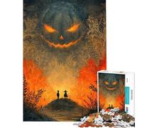 Puzzle da 1000 pezzi per adulti tema "Incontro nella notte di Halloween" gioco educativo e stimolante per tutta la famiglia 38x52cm