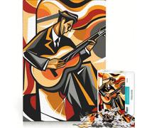 Puzzle da 1000 pezzi per adulti, tema jazz e arte, armonia, gioco impossibile, analisi e logica, per rafforzare l'amore tra le coppie 38x26cm