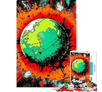 Puzzle da 1000 pezzi per adulti tema "La Terra fragile di Tellus" gioco rilassante per adulti divertimento in famiglia ideale per compleanni e Natale (dimensioni 38x26cm)