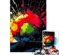 Puzzle da 1000 pezzi per adulti tema La Terra fragile Tellus puzzle per ragazzi giochi divertenti decorazione da parete compleanni e occasioni speciali (dimensioni 50x75cm)