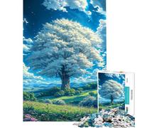 Puzzle da 1000 pezzi per adulti tema "La valle della quercia bianca" gioco rompicapo ideale per le vacanze a casa per passare il tempo regalo di compleanno (dimensioni 50x75cm)