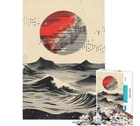 Puzzle da 1000 pezzi per adulti tema "L'Ascesa Cosmica Rossa" gioco divertente di analisi e logica difficile e stimolante (dimensioni 50x75cm)