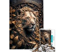 Puzzle da 1000 pezzi per adulti tema Leone e Paese delle Fate Un gioco educativo divertente e stimolante per la mente adatto a partire dai 14 anni (50x75cm)