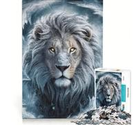 Puzzle da 1000 pezzi per adulti, tema L'era glaciale, leone, giocattolo educativo, livello di difficoltà difficile, ideale per compleanni e Natale 38x52cm