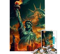 Puzzle da 1000 pezzi per adulti tema Libertà Libertà e Pace ideale per adolescenti e famiglie con esercizi di velocità e interazione genitore-figlio (dimensioni 50x75cm)