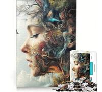 Puzzle da 1000 pezzi per adulti tema "Madre Natura" gioco educativo impegnativo e stimolante ideale come regalo 38x26cm
