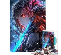 Puzzle da 1000 pezzi per adulti tema magico Samurai Geisha ideale per compleanni e Natale decorazione murale giochi per famiglie adatto a partire dai 14 anni (38x52cm)