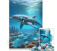 Puzzle da 1000 pezzi per adulti tema oceani e sentinella meccanica gioco pratico per divertimento in famiglia compleanno e Natale 50x75cm