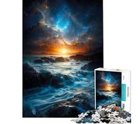 Puzzle da 1000 pezzi per adulti tema Odissea Azzurra difficile e stimolante decorazione per la casa giocattolo educativo per ragazzi dai 14 anni in su (50x75cm)