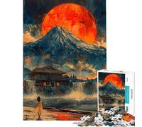 Puzzle da 1000 pezzi per adulti tema "Paese dei sogni giapponese" antistress decorazione da parete sfida educativa (dimensioni 50x75cm)