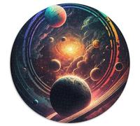 Puzzle da 1000 pezzi per adulti, tema: Pianeta Universo, ideale per serate di gioco in famiglia, decorazioni per la casa e regalo per l'allenamento del cervello, 67,5x67,5 cm.