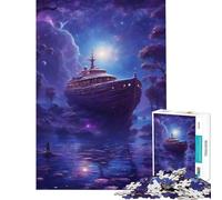 Puzzle da 1000 pezzi per adulti tema pirati e mistero gioco educativo e stimolante regalo di compleanno per tutta la famiglia (dimensioni 38x26cm)