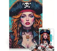 Puzzle da 1000 pezzi per adulti, tema pirati fantasy, gioco impossibile, sfida difficile, per rafforzare l'amore tra le coppie 50x75cm