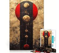 Puzzle da 1000 pezzi per adulti,tema "Potere celeste",minimalismo,precisione,divertimento e abilità mentale,gioco di pace e svago,regalo di Natale (38x52cm)