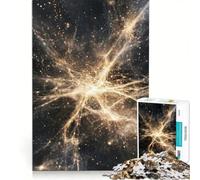 Puzzle da 1000 pezzi per adulti, tema Ragnatela cosmica, arte astratta, gioco pratico, divertimento per tutta la famiglia, compleanno e Natale 50x75cm