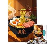 Puzzle da 1000 pezzi per adulti tema ramen cibo giapponese gioco pratico giocattolo educativo regalo di compleanno (dimensioni 38x26cm)