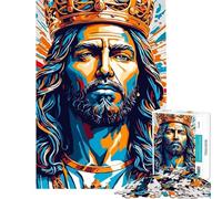 Puzzle da 1000 pezzi per adulti tema religioso pop art antistress ideale per le vacanze a casa per ammazzare il tempo e stimolare la mente (dimensioni 38x26cm)