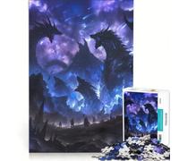 Puzzle da 1000 pezzi per adulti, tema Resurrezione del Drago, gioco rompicapo, decorazione perfetta, compleanno e Natale 38x52cm