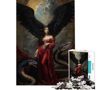 Puzzle da 1000 pezzi per adulti tema Rinascimento Lilith gioco intellettuale gioco impossibile per tutta la famiglia regalo per donne e uomini (dimensioni 38x52cm)