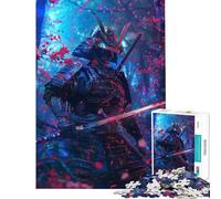 Puzzle da 1000 pezzi per adulti tema Sakura Samurai Chronicles gioco rilassante per adulti corsa di velocità manuale ottimo regalo per gli appassionati di videogiochi (dimensioni 38x26cm)
