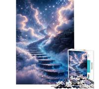 Puzzle da 1000 pezzi per adulti tema "Scala per il Paradiso" giocattolo educativo decorazione per la casa ottimo regalo (dimensioni 38x26cm)