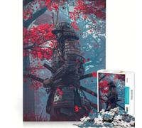 Puzzle da 1000 pezzi per adulti, tema Sogno di un samurai giapponese, gioco pratico, migliora la memoria, compleanno e Natale 38x26cm