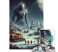 Puzzle da 1000 pezzi per adulti tema Spazio proibito giocattolo per adulti decorazione da parete difficile unico ideale per compleanni e regali (dimensioni 38x52cm)