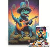 Puzzle da 1000 pezzi per adulti tema steampunk con dinosauri e serenate gioco educativo di analisi e logica sfida unica 38x52cm