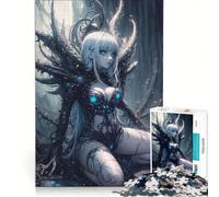Puzzle da 1000 pezzi per adulti, tema Terra e Ghiaccio, anime Regina, gioco pratico, migliora la memoria, compleanno e Natale 50x75cm