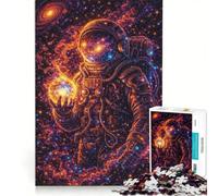 Puzzle da 1000 pezzi per adulti, tema Universo Cosmico e Astronauta, gioco educativo, divertente e spiritoso, ideale come regalo di compleanno 50x75cm