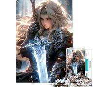 Puzzle da 1000 pezzi per adulti tema Valchiria e romanticismo divertente attività da fare in casa per tutta la famiglia gioco impossibile per maggiori di 14 anni (38x52cm)