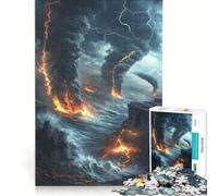 Puzzle da 1000 pezzi per adulti "Tempesta apocalittica", giocattolo educativo, rilassante e stimolante per la mente, ideale come regalo 50x75cm